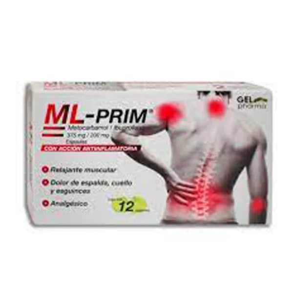 ML-PRIM METOCARBAMOL-IBUPROFENO 375MG-200MG